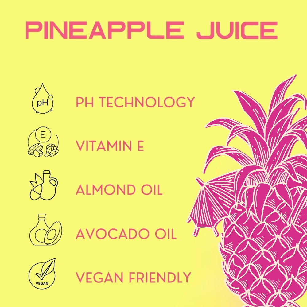 PINEAPPLE JUICE LIP OIL VITAMIN E + ALMOND OIL